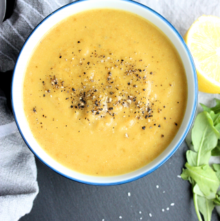Curried Cauliflower Soup Recipe with Lentils