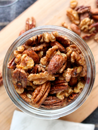 toasted maple mixed nuts