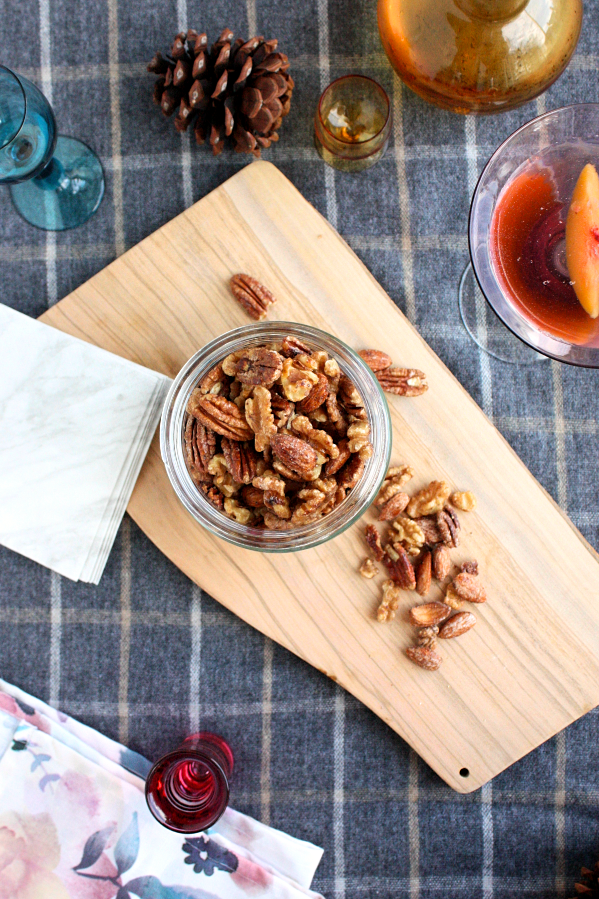 toasted maple mixed nuts