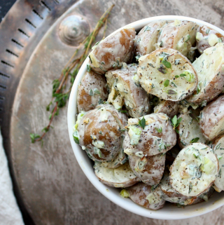 Simple Potato Salad with Fresh Thyme