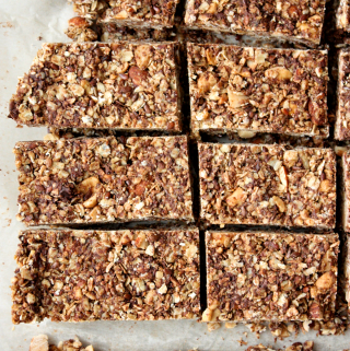 Healthy Chocolate Nut Granola Bars