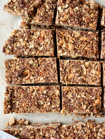 Healthy Chocolate Nut Granola Bars