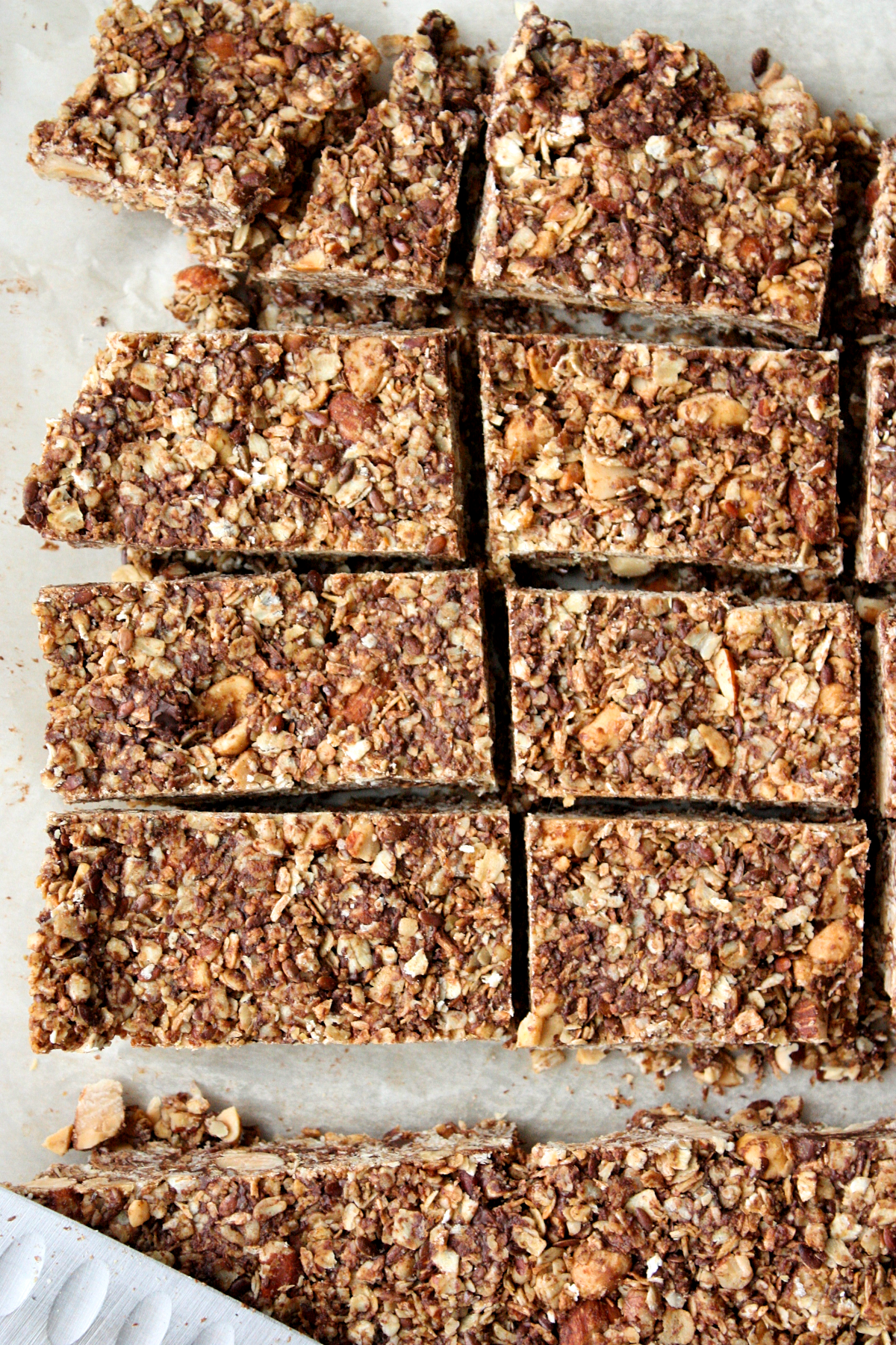 Healthy Chocolate Nut Granola Bars