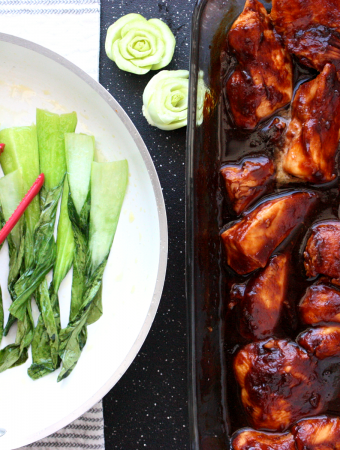 Oven Baked Sweet and Sour Chicken