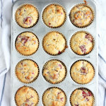 raspberry oat muffins