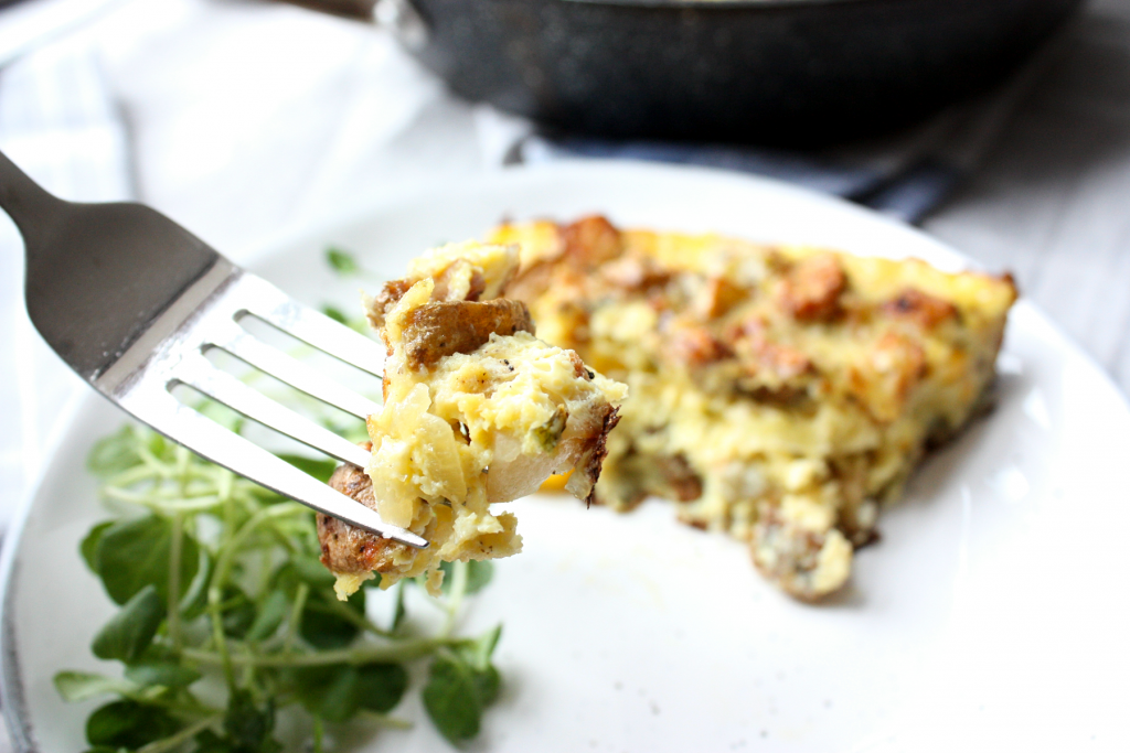 A bite of the best frittata recipe