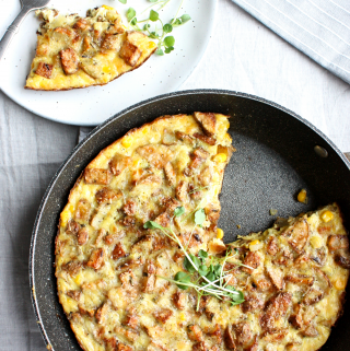 Oven-Baked Roasted Potato Frittata Recipe