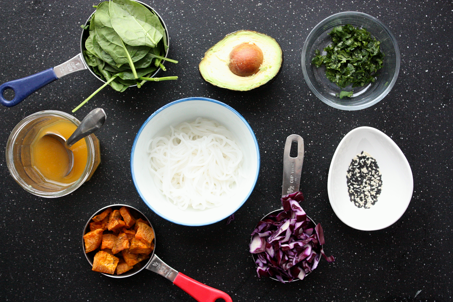 sesame ginger vermicelli bowl