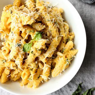 roasted butternut squash pasta