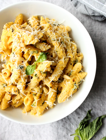 roasted butternut squash pasta