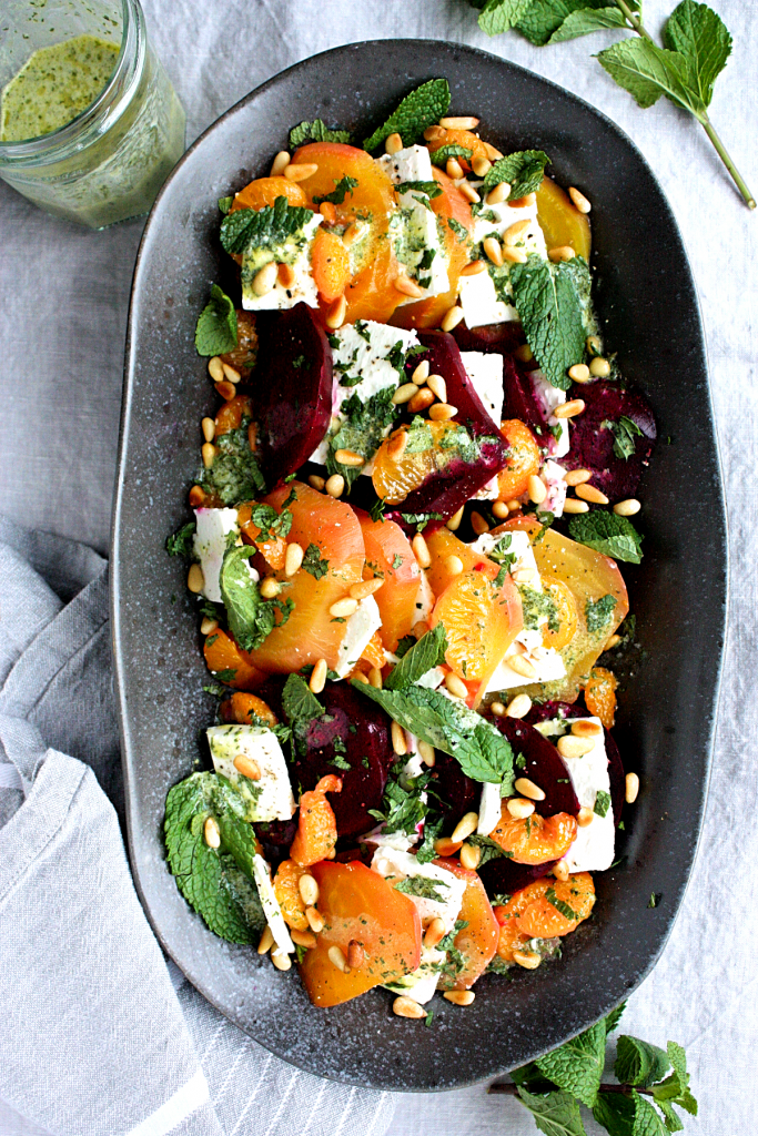 Rainbow Beet Salad with Feta and Mint Monday Sunday Kitchen