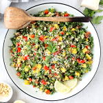 Herb Loaded Kale and Quinoa Salad