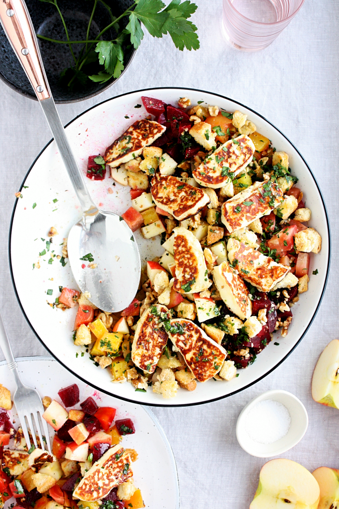 Beetroot and Halloumi Salad