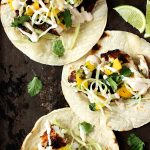 Easy Tilapia Fish Tacos with Mango Salsa and Slaw