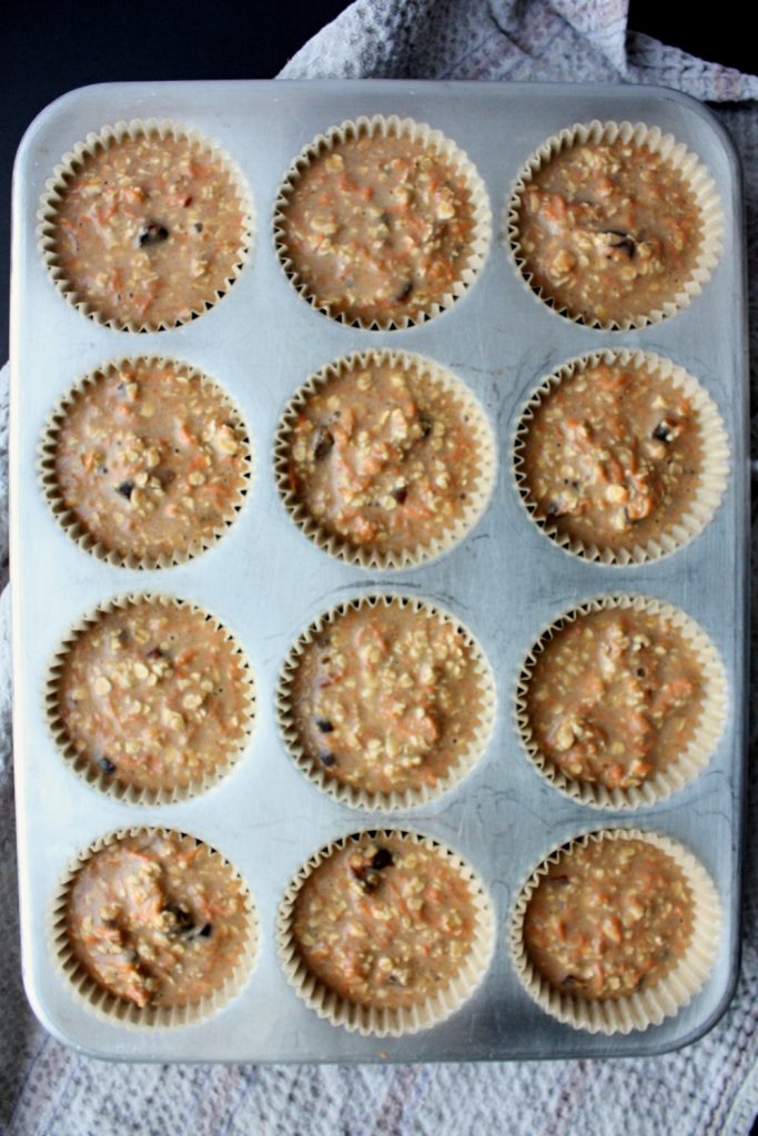 Healthy Date Carrot Muffins