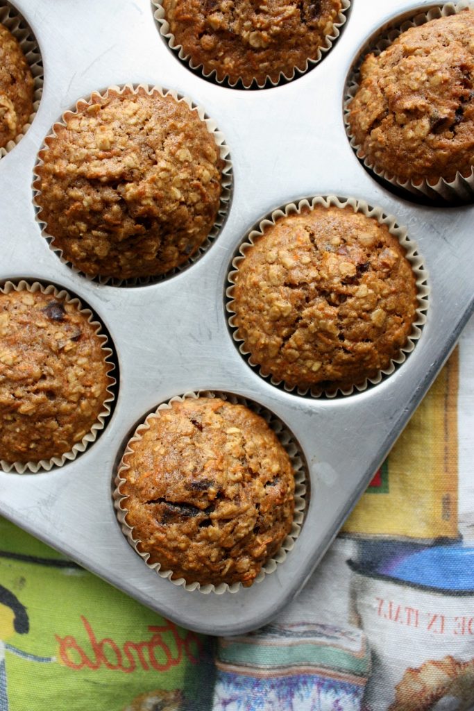 Healthy Date Carrot Muffins