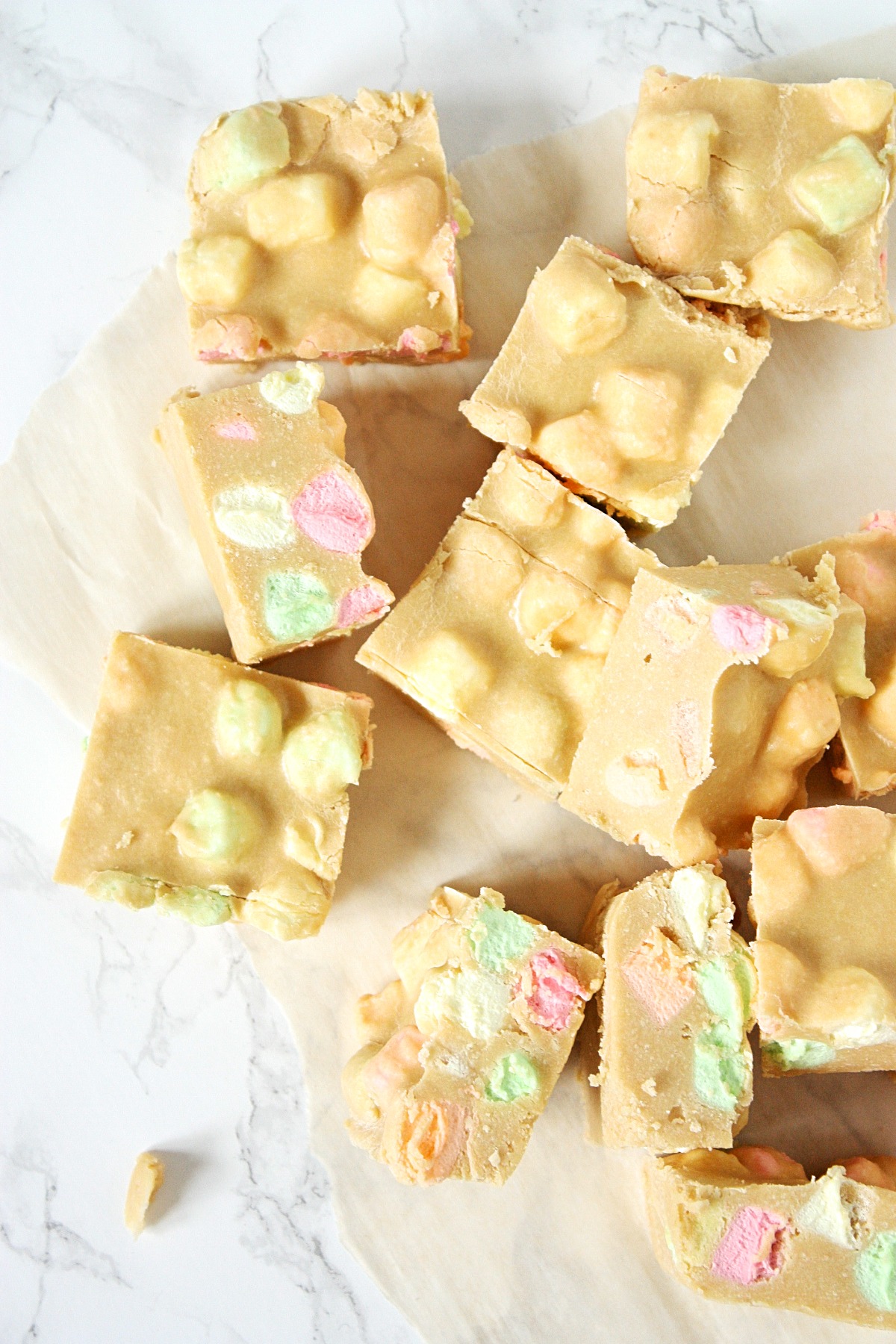 Butterscotch Marshmallow Squares