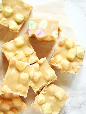 Butterscotch Marshmallow Squares