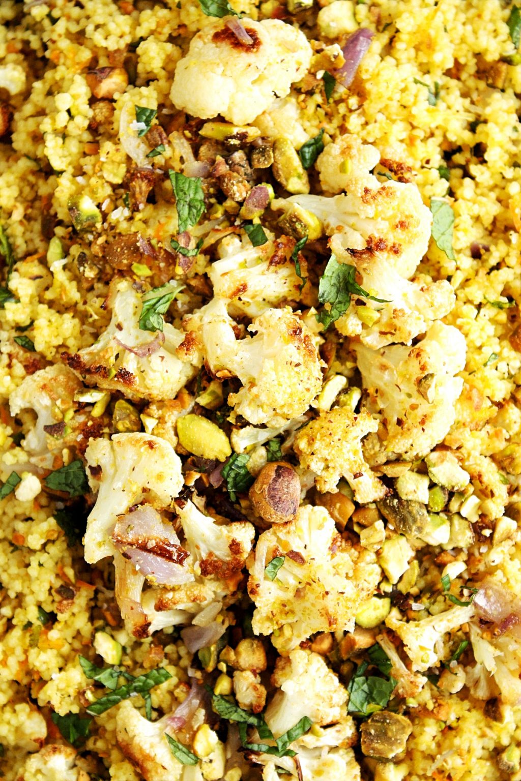 Curried Cauliflower Couscous Recipe with Mint Monday Sunday Kitchen