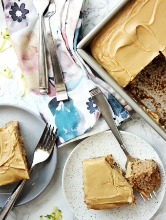 Best Zucchini Cake Recipe with Brown Sugar Icing