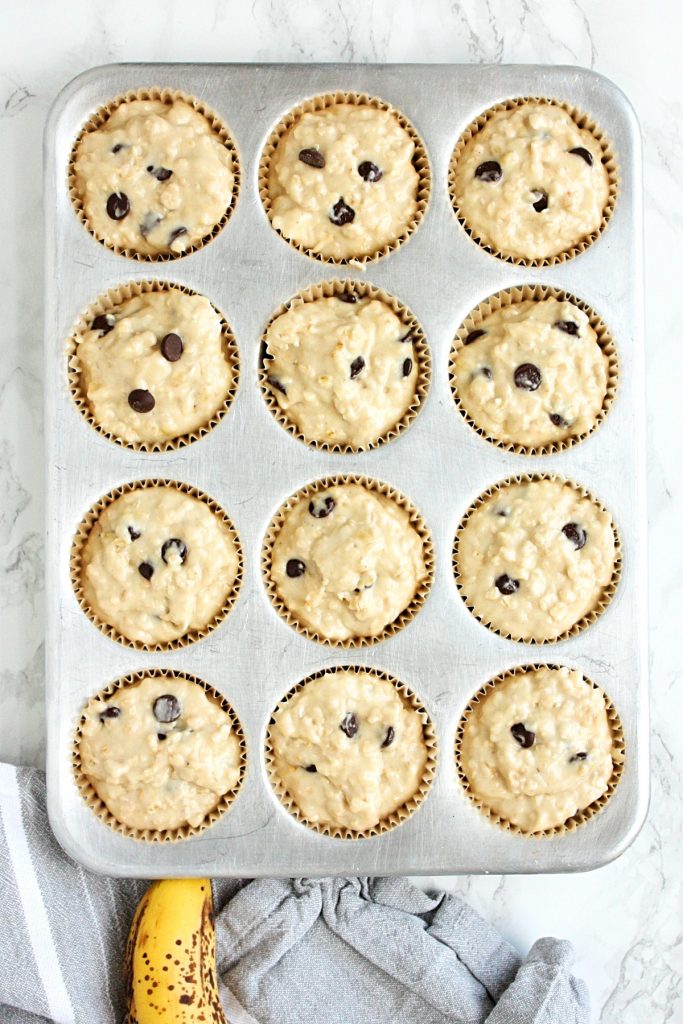 Banana Oatmeal Muffins