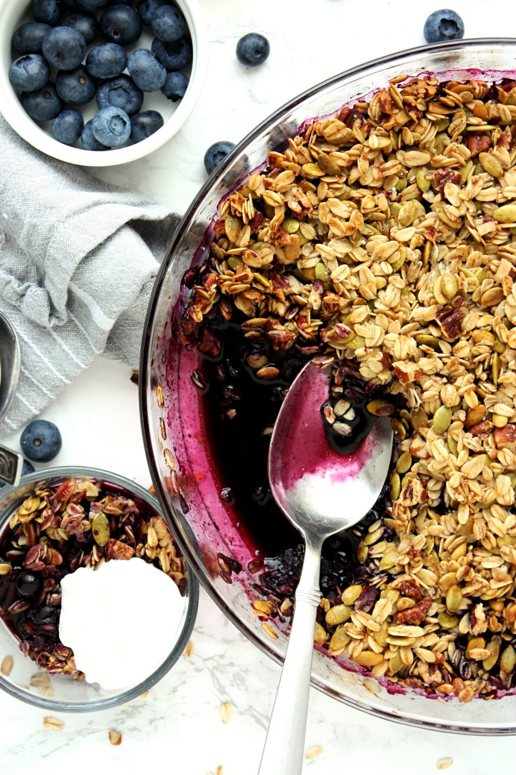 Easy Healthy Blueberry Crisp