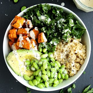 Kale Quinoa Sweet Potato Buddha Bowl