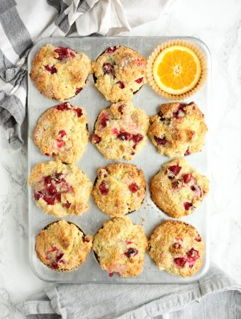 The Best Orange Cranberry Muffins