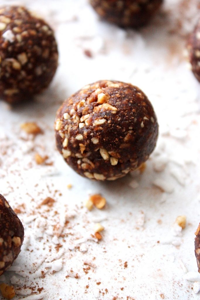 Chocolate Peanut No-Bake Energy Bites