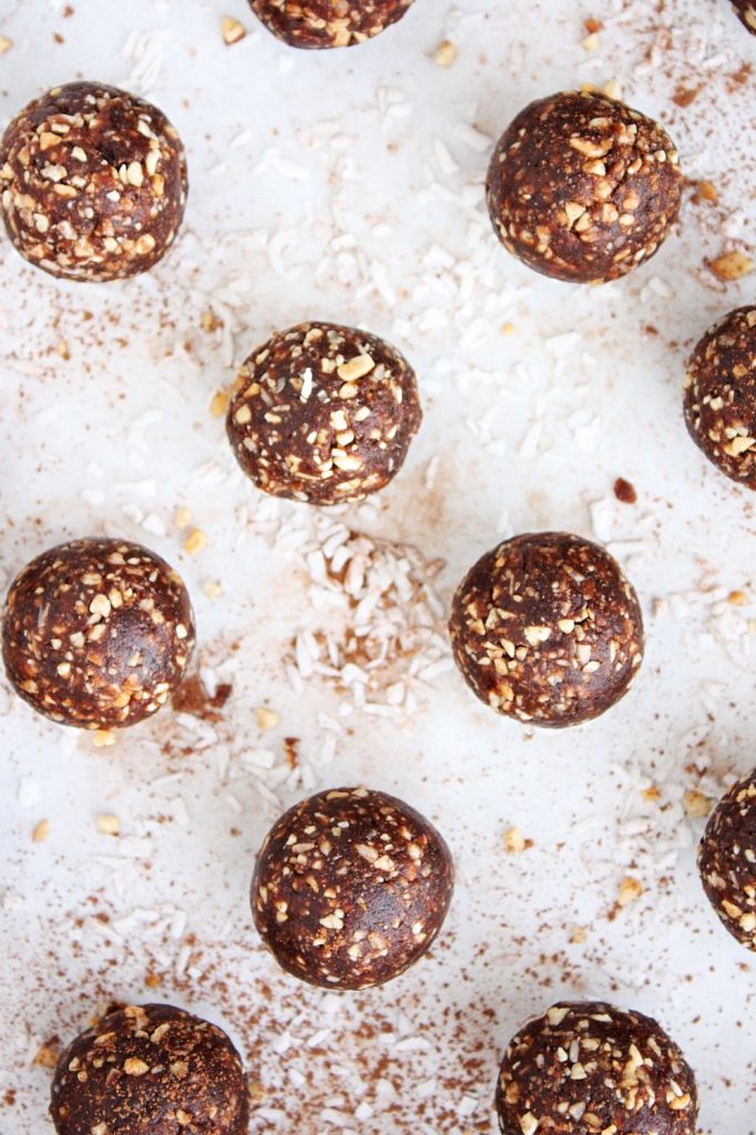 Chocolate Peanut No-Bake Energy Bites