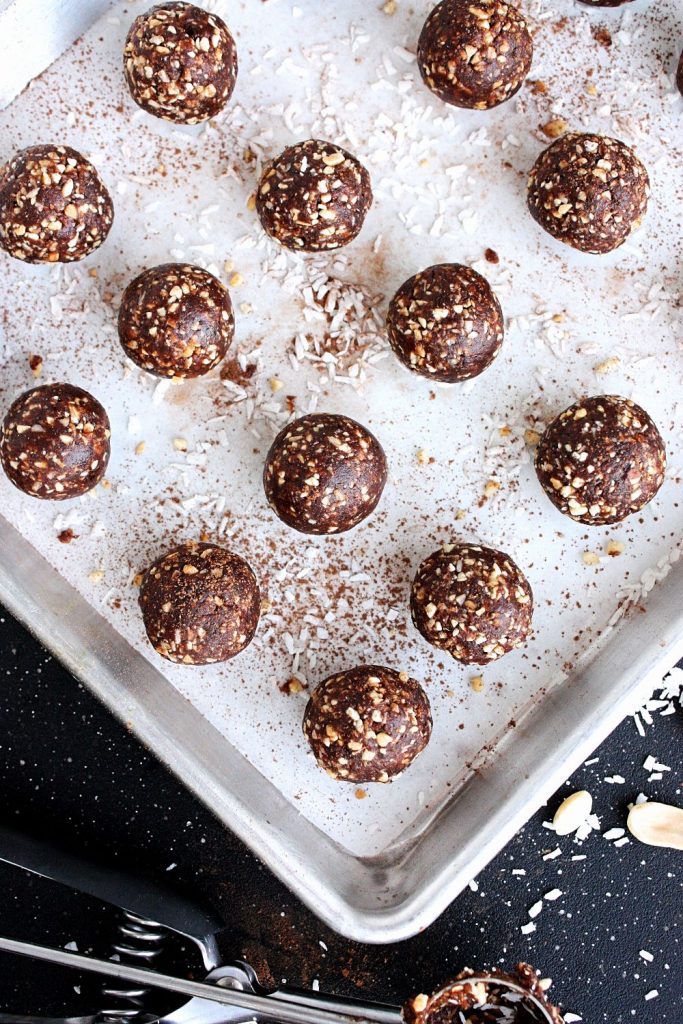 Chocolate Peanut No-Bake Energy Bites