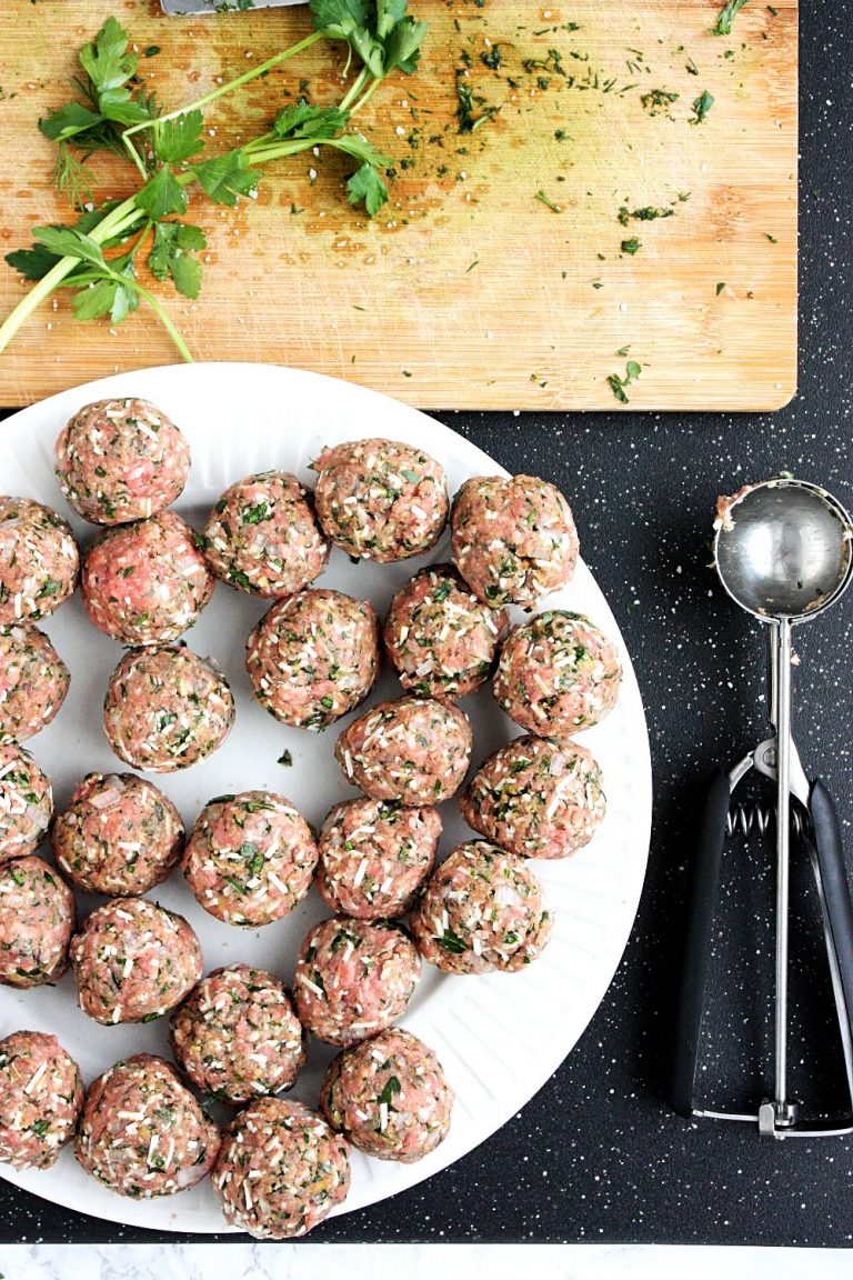 Easy HerbLoaded Meatball Recipe Monday Sunday Kitchen