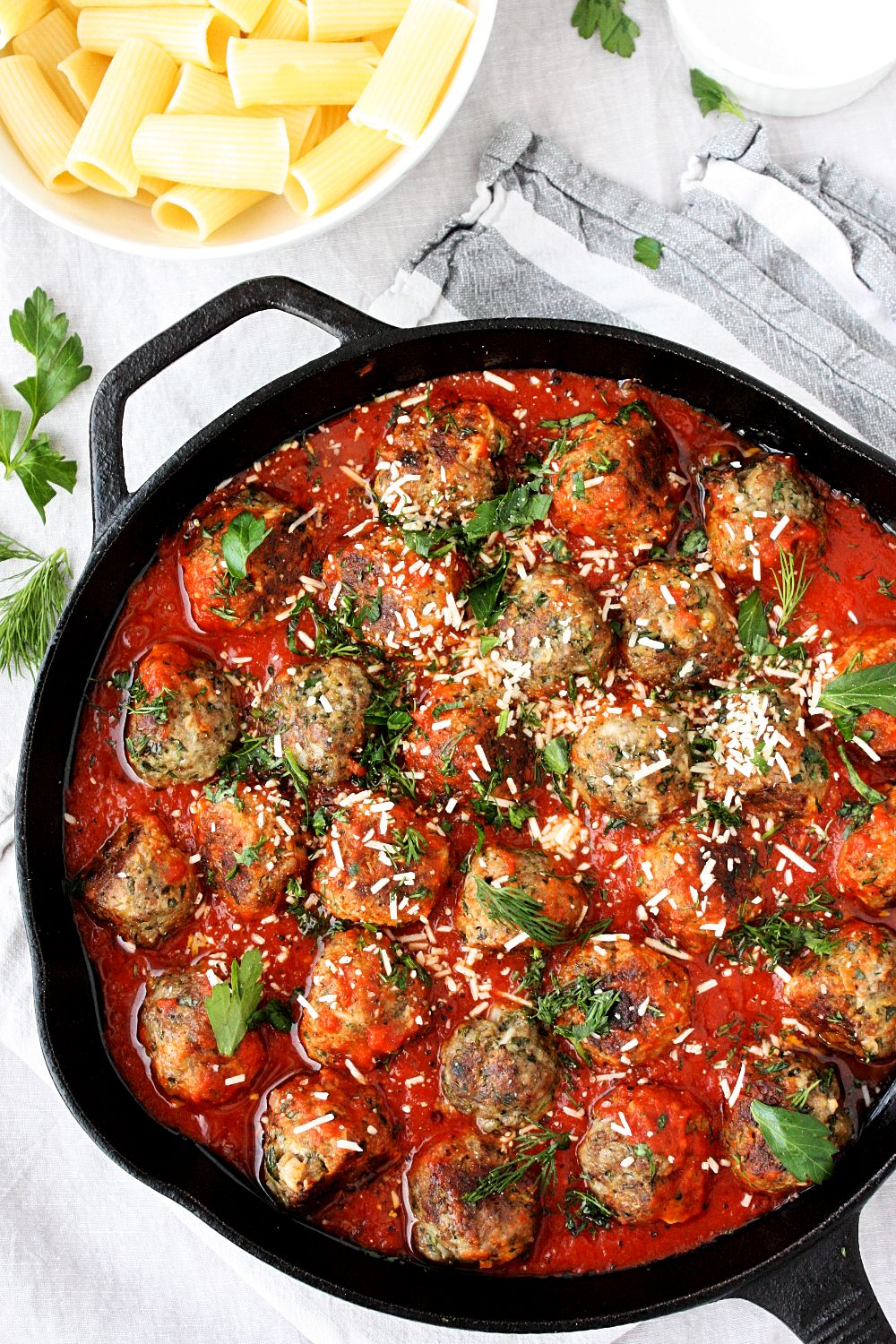 Easy HerbLoaded Meatball Recipe Monday Sunday Kitchen