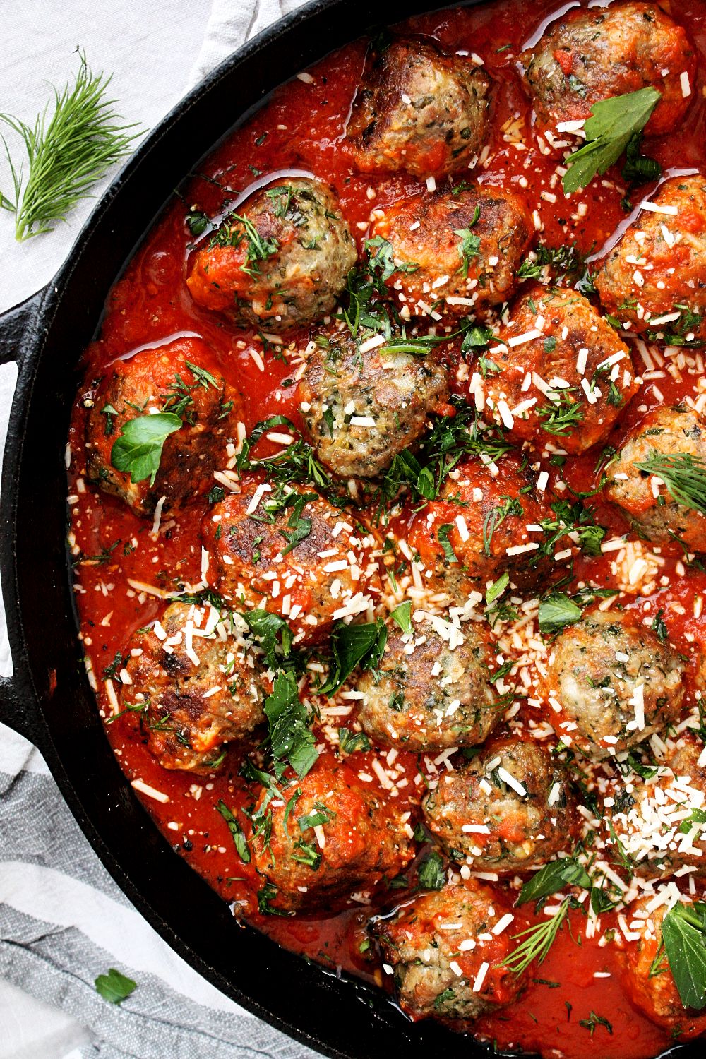 Easy Herb-Loaded Meatball Recipe