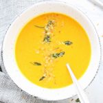 Coconut and sweet potato soup