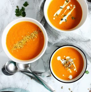 Healthy Carrot Soup with Ginger