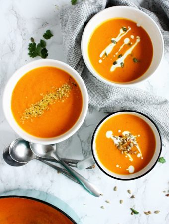 Healthy Carrot Soup with Ginger