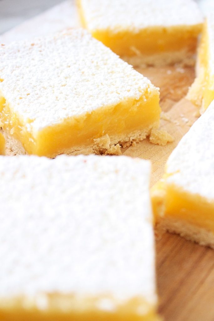 Lemon Squares with Shortbread Crust