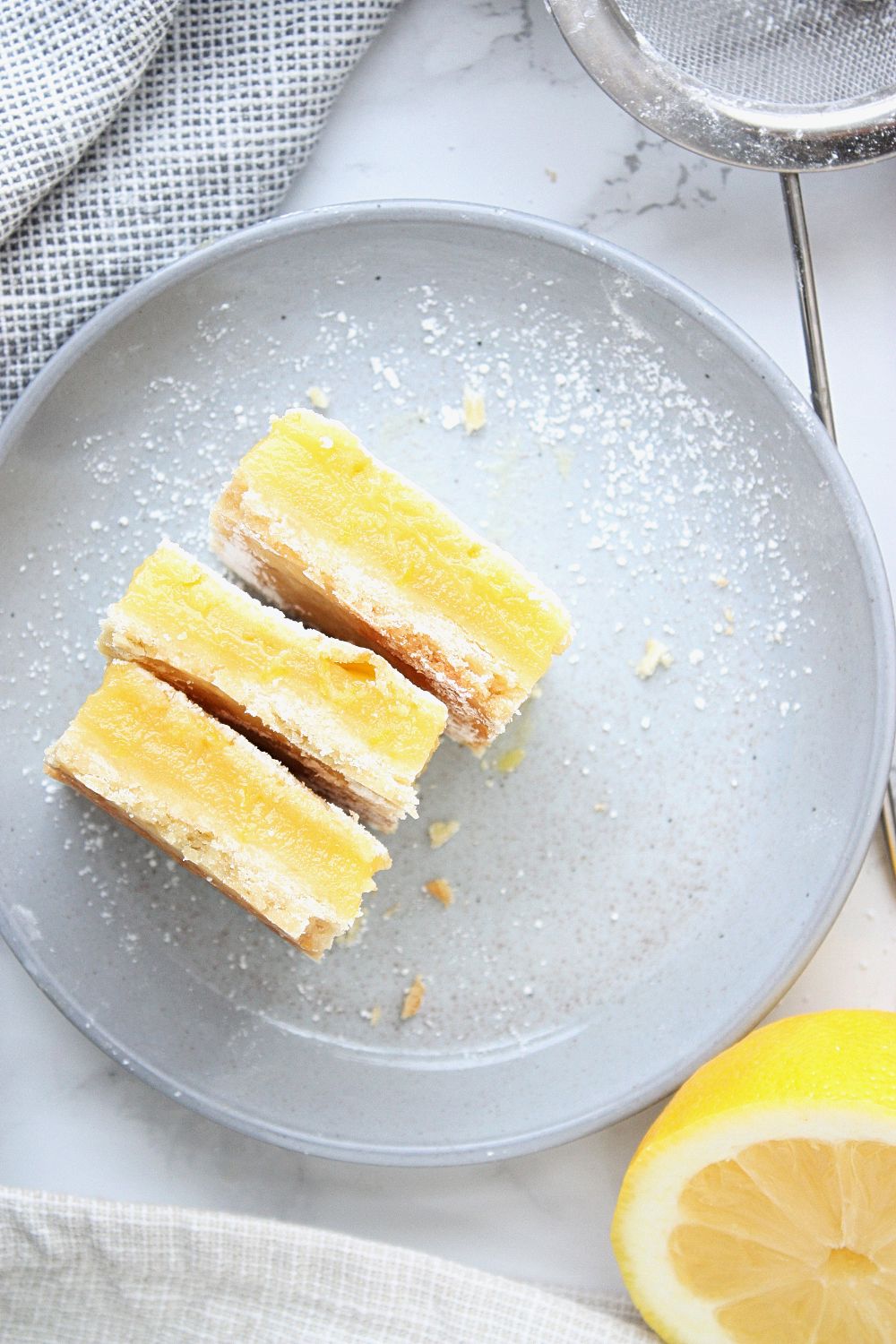 Lemon Squares with Shortbread Crust