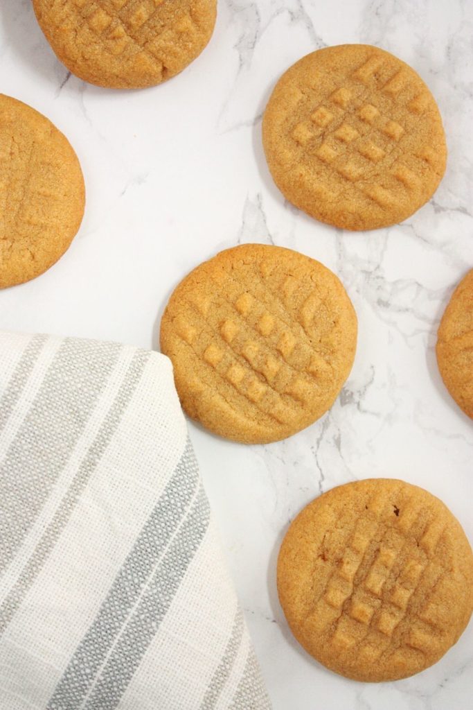 Peanut Butter Shortbread Cookies