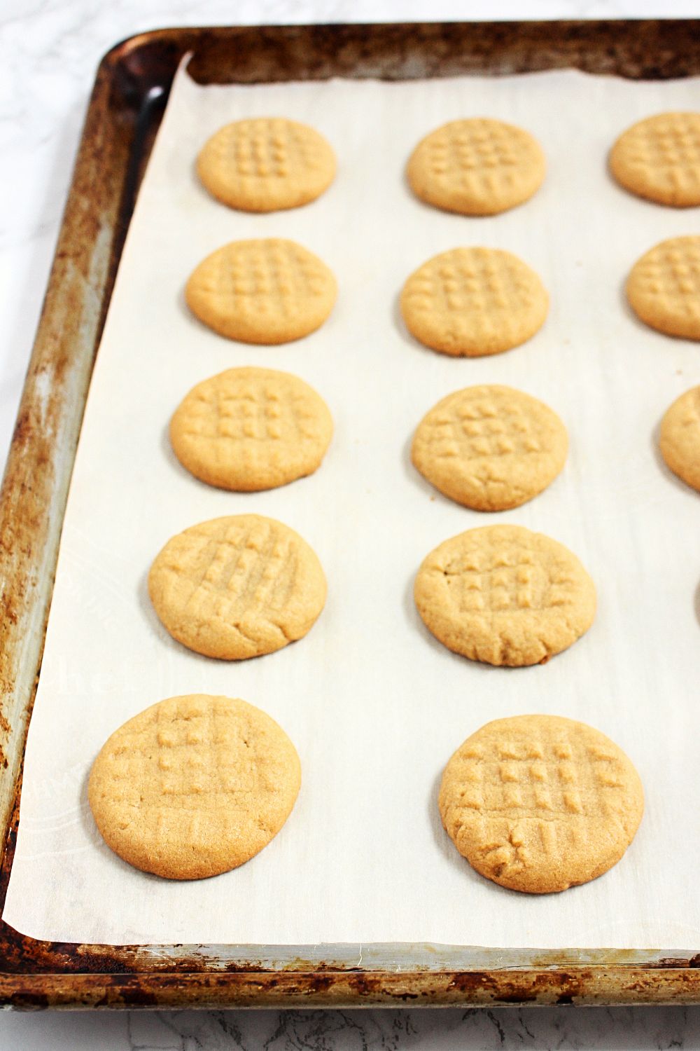 Peanut Butter Shortbread Cookies