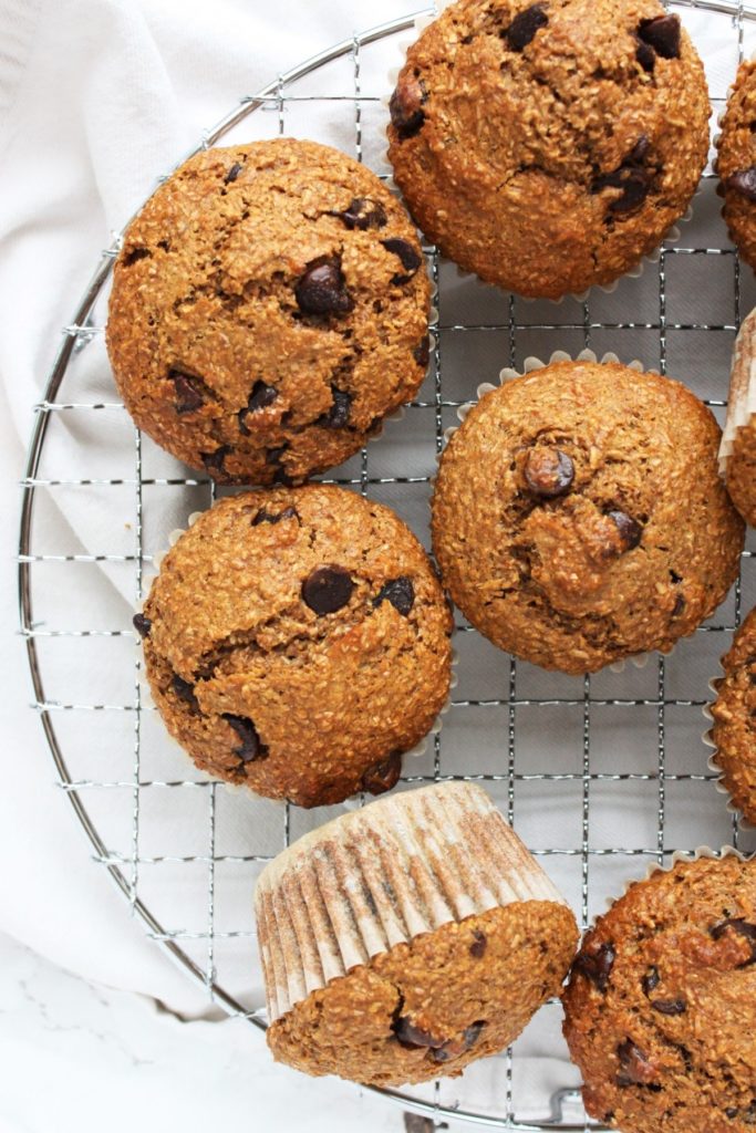 Chocolate Chip Bran Muffins